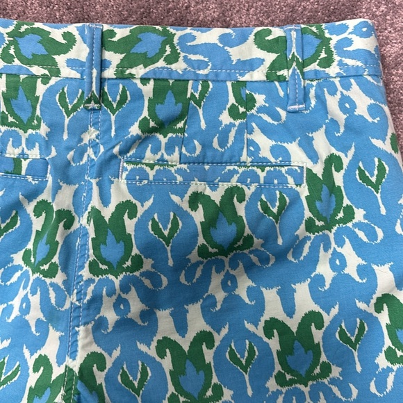 Talbots Blue and Green Patterned Shorts. Like new. - Picture 3 of 5